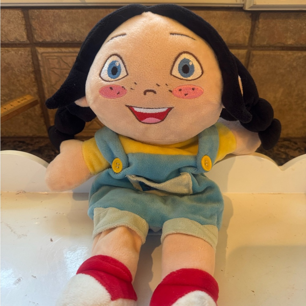 VipKid Meg Hand Puppet Vip Kid Girl Official Plush Doll Teaching Prop. Puppet